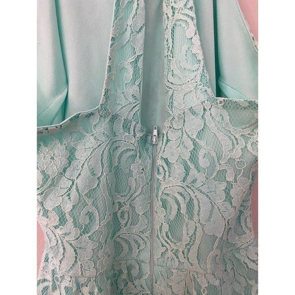 Charlotte Russe Lace Spring Easter Dress A line Open Shoulder S - Picture 5 of 7